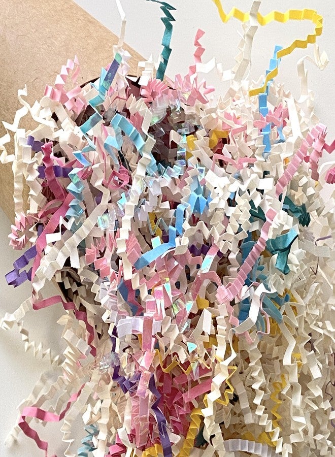 Colors of Rainbow - 3 oz - Unicorn Dreams - Mixed Color Shred Filler Crinkle Cut Paper for luxury Gift Box Filler Gift Basket Stuffing Shipping Packaging Craft Party Favor Bags (Unicorn Dreams) - Image 4